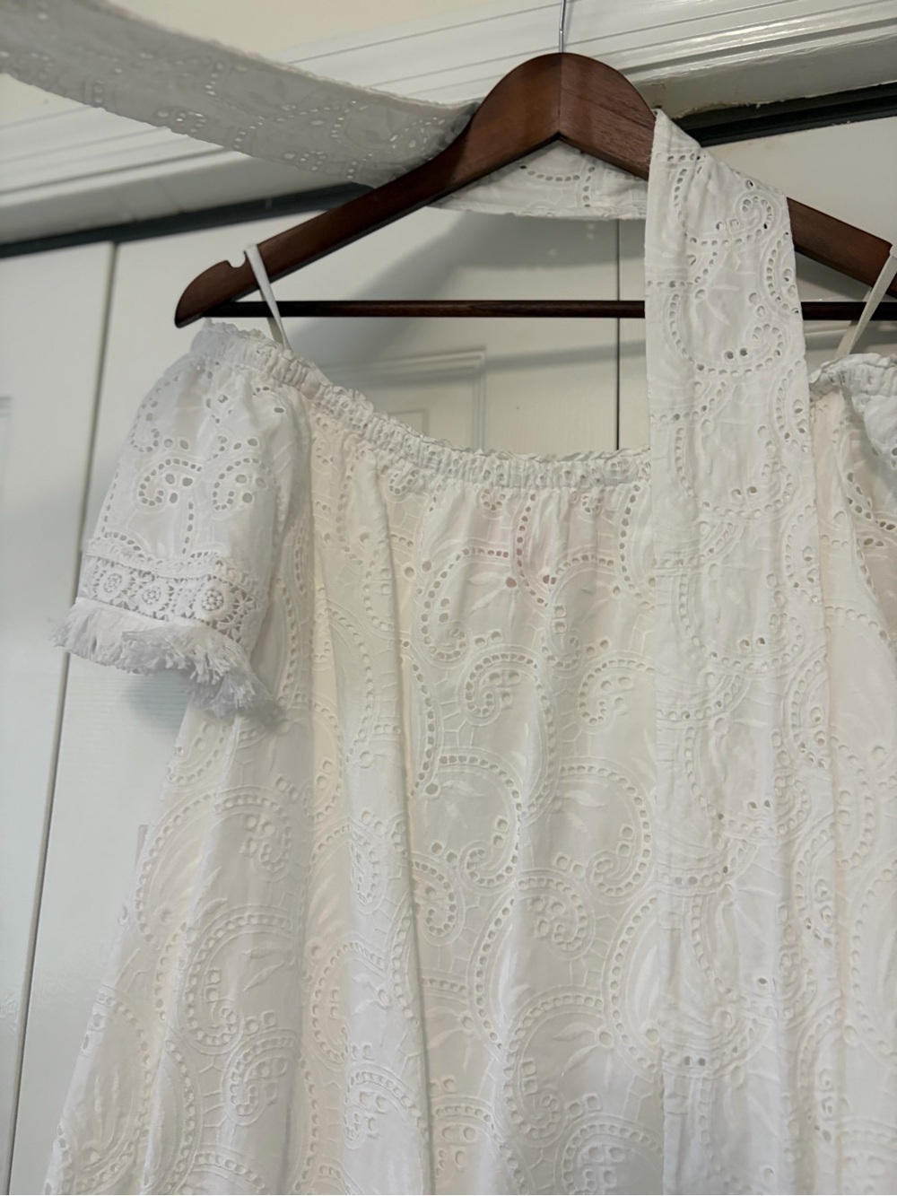 Lilly Pulitzer White Strapless Eyelet Dress - Picture 3 of 4
